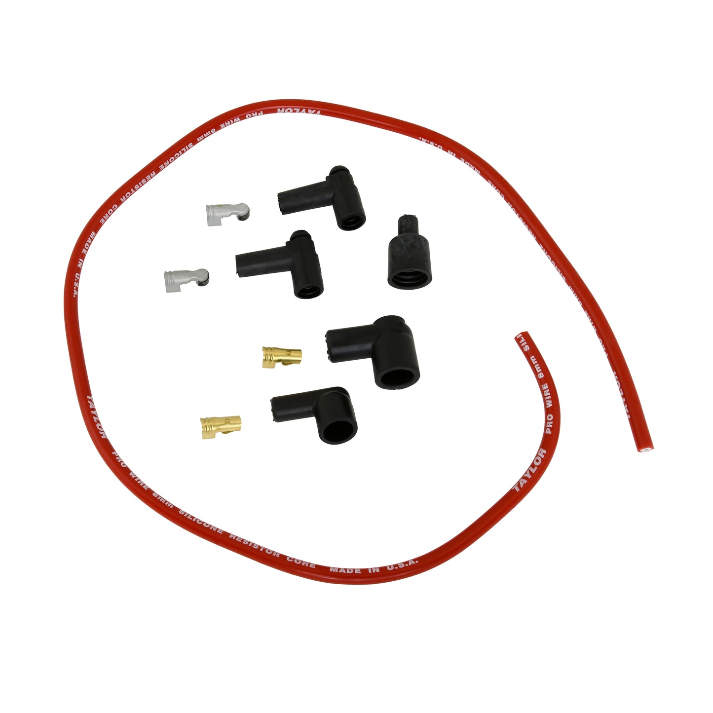 Taylor Cable  45329 8mm Pro Wire RC Coil Repair Kit red