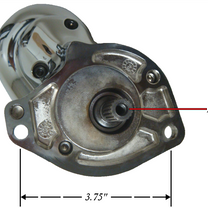 Spyke 484255 - Chrome Stealth Starter with Push Button for 94-06 Big Twin Harley&reg; Models (Except 2006 Dyna)