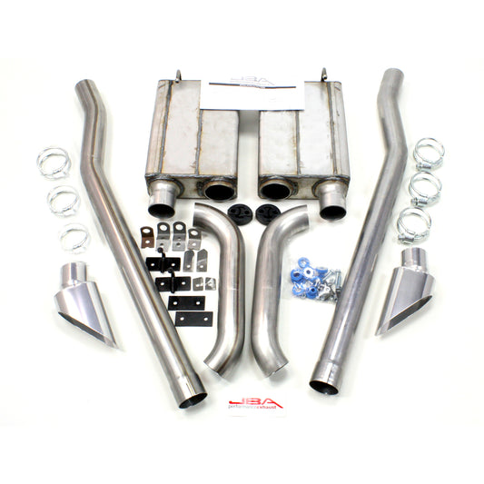 JBA Performance Exhaust 50-2651 2.5" Exhaust System 65-70 Mustang Coupe/Fastback E Side Exhaust Kit 2.5"