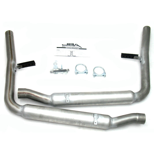 JBA Performance Exhaust 50-2652 2.5" Stainless Exhaust System 65-70 Mustang Side Exit