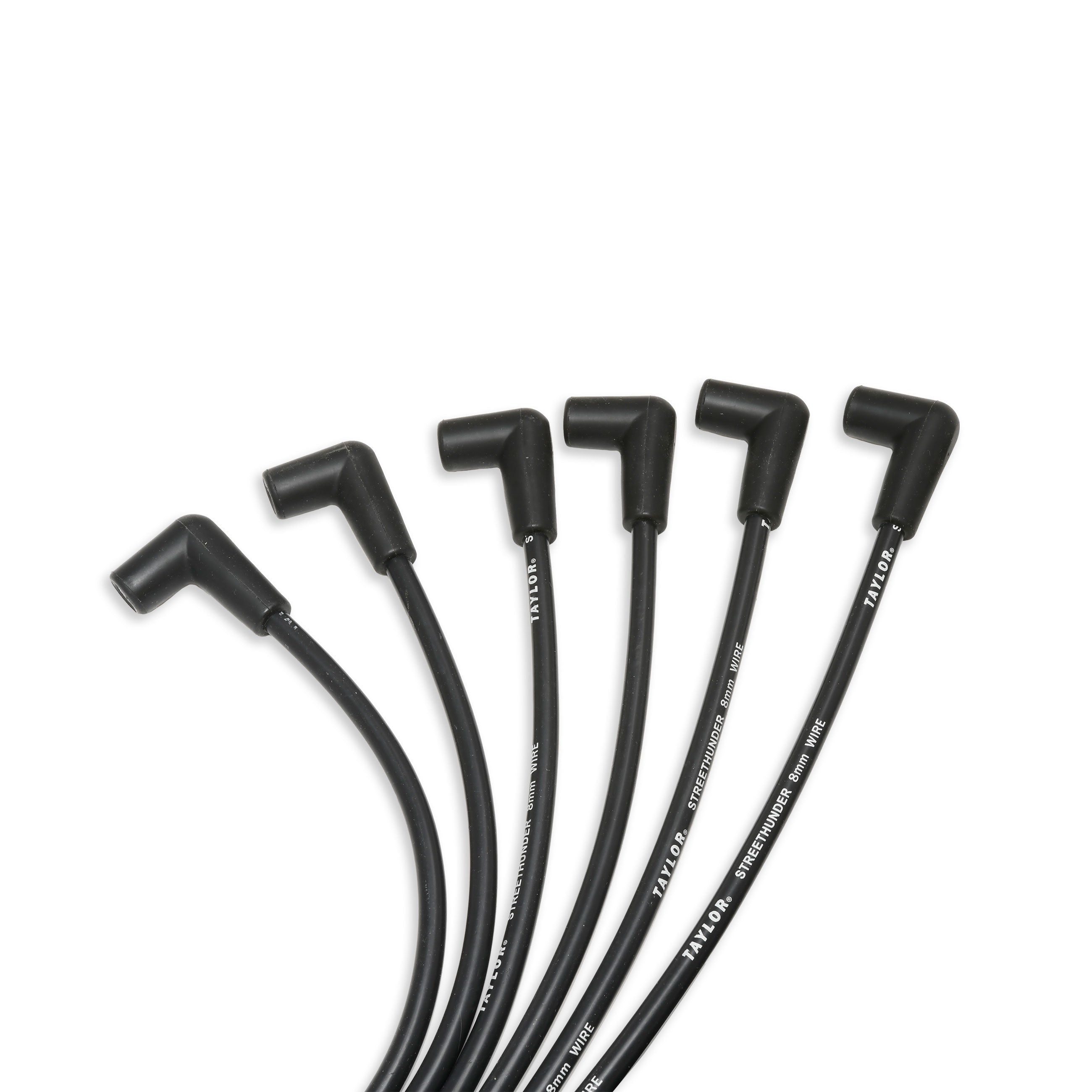 Taylor Cable 50047 8mm StreeThunder Ignition Wires univ 6cyl 90