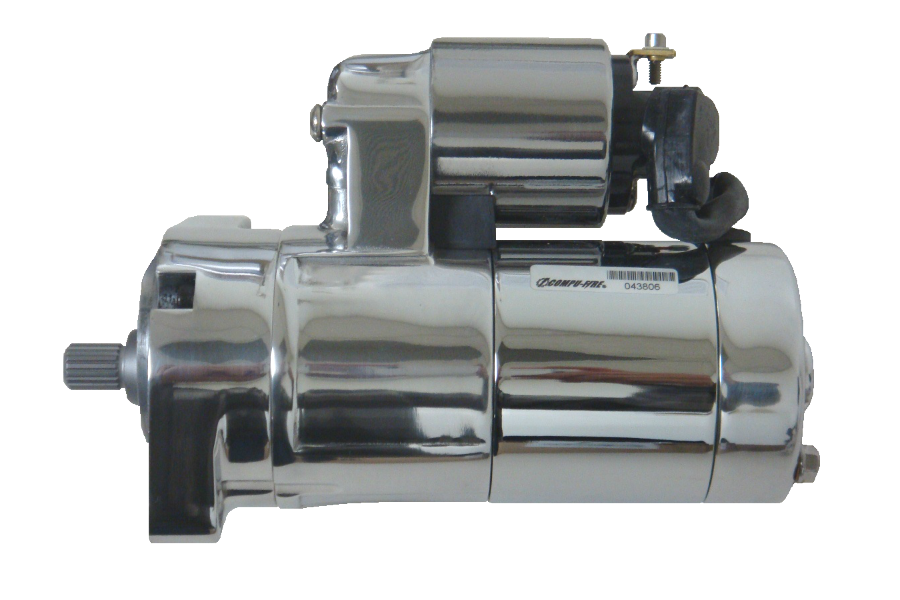 Compu-Fire 53700 - Chrome Gen 3 Starter for 90-06 Big Twin Harley&reg; Models (Except 2006 Dyna)