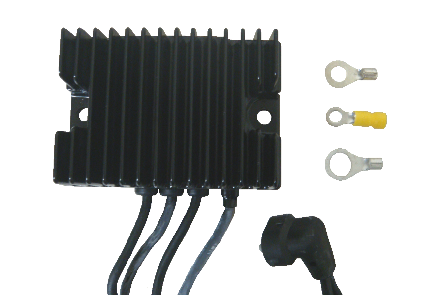 Compu-Fire 55120 - Black 32 Amp Voltage Regulator for 89-99 Big Twin Harley&reg; Models (OEM 74519-88A)