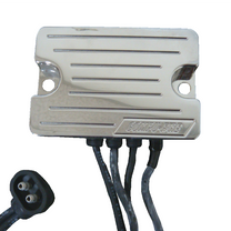 Compu-Fire 55130 - Chrome Billet 32 Amp Voltage Regulator for 89-99 Big Twin Harley&reg; Models (OEM 74519-88A)