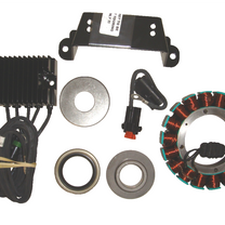 Compu-Fire 55570 - Charging System Kit with Non-Vented Rotor for 81-99 Evo Harley&reg; Models