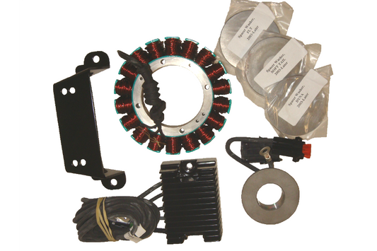 Compu-Fire 55575 - Charging System Kit with Non-Vented Rotor for 03-06 Twin Cam Harley&reg; Models (Except 2006 Dyna)