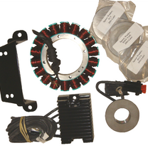 Compu-Fire 55576 - Charging System Kit with Non-Vented Rotor for 99-02 Twin Cam Harley&reg; Models