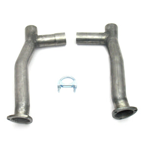 JBA Performance Exhaust 6610SH 2.5" Stainless Steel Mid-Pipe 65-70 Mustang H-Pipe