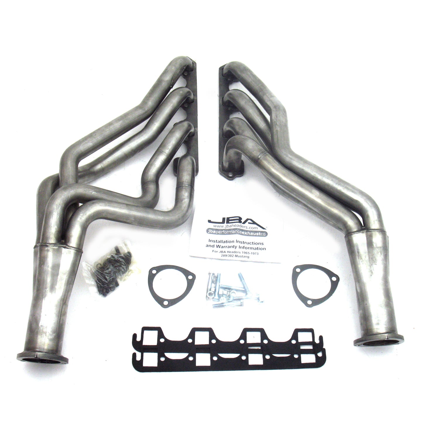 JBA Performance Exhaust 6611S 1 3/4" Header Long Tube Stainless Steel 65-70 Mustang 302 T-5