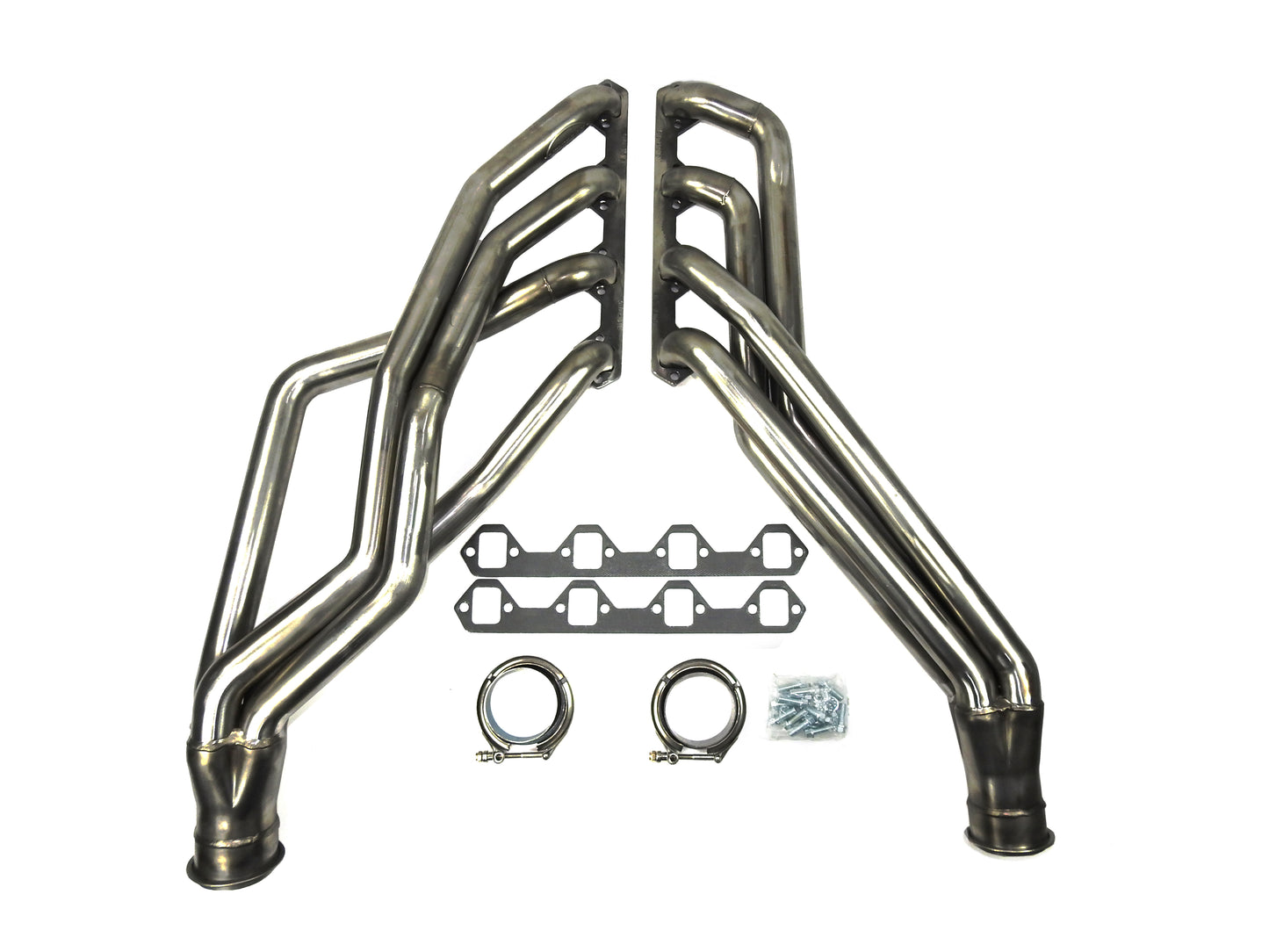 JBA Performance Exhaust 6616S 1 3/4" Header Long Tube Stainless Steel 65-73 Mustang 351W Fits with Borgeson Box