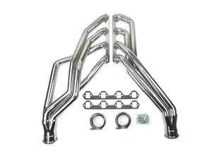 1965-73 Mustang 351 1 3/4" Stainless Steel Long Tube Header with Metallic Ceramic Coating (Fits with Borgeson Box)