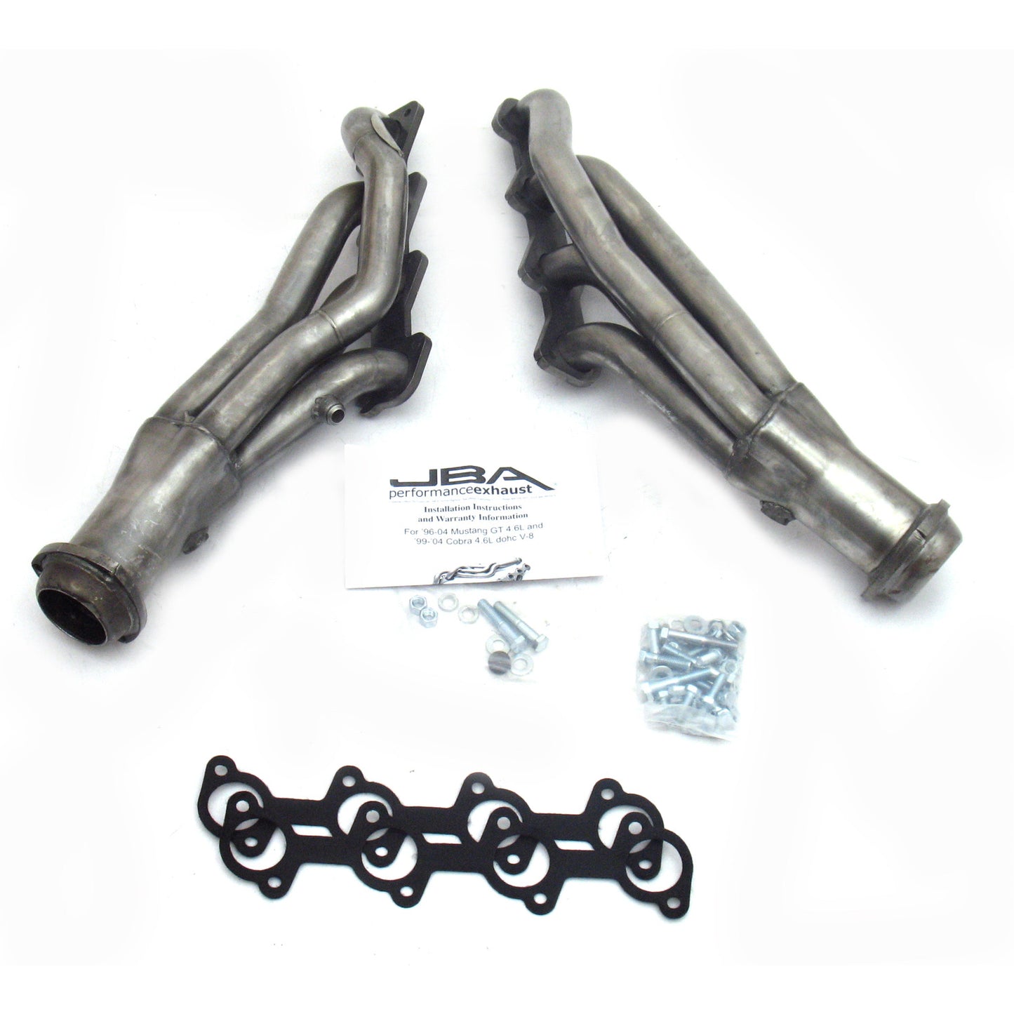 JBA Performance Exhaust 6632S 1 5/8" Header Long Tube Stainless Steel 96-04 Mustang GT