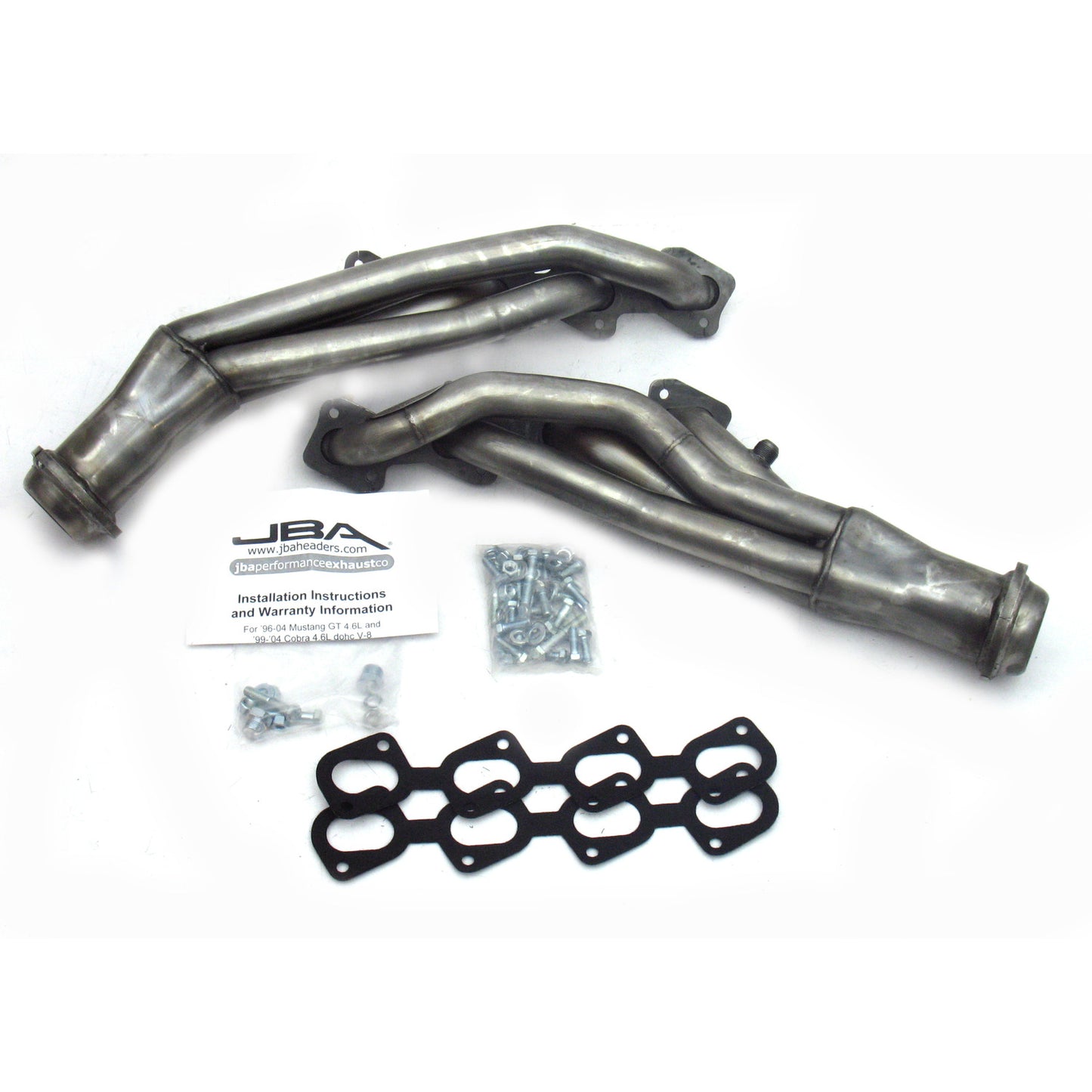 JBA Performance Exhaust 6635S 1 5/8" Header Long Tube Stainless Steel 99-04 Cobra