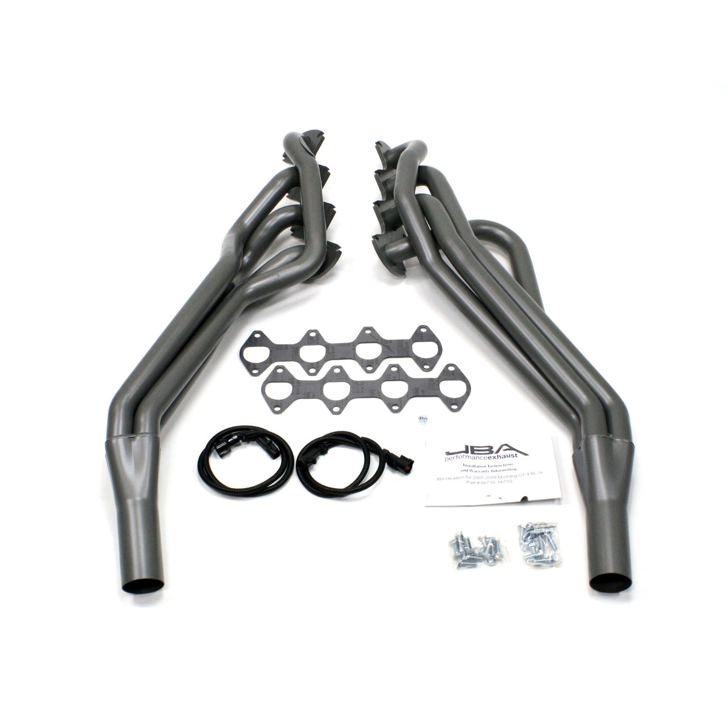 JBA Performance Exhaust 6675SJT 1 5/8" Header Long Tube Stainless Steel 2005-10 Mustang GT Titanium Ceramic