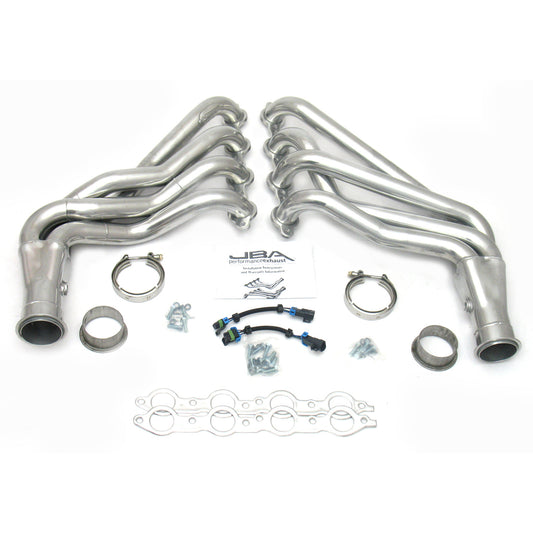 JBA Performance Exhaust 6813SJS 1 7/8" Header Long Tube Stainless Steel 2010-15 Camaro SS,ZL1 Silver Ceramic