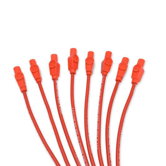 Taylor Cable 70254 8mm Pro TCW Ignition Wires univ 8 cyl 180 red