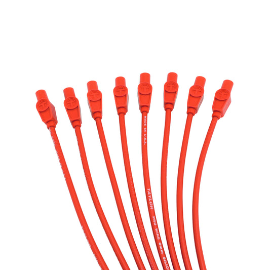 Taylor Cable 70255 8mm Pro RC Ignition Wires univ 8 cyl 180 red