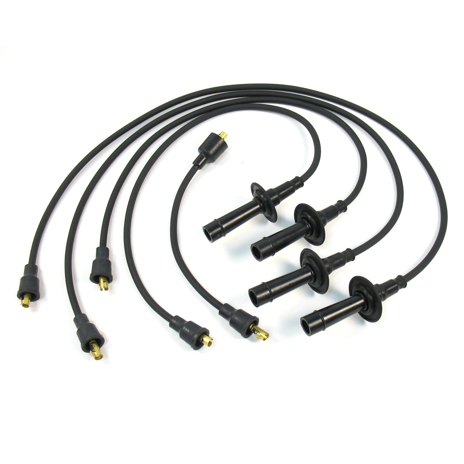 PerTronix 704101 Flame-Thrower Spark Plug Wires 4 cyl VW Custom Fit Black