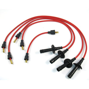 PerTronix 704401 Flame-Thrower Spark Plug Wires 4 cyl VW Custom Fit Red