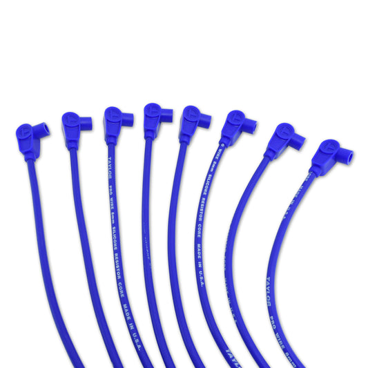 Taylor Cable 70651 8mm Pro RC Ignition Wires univ 8 cyl 90 blue