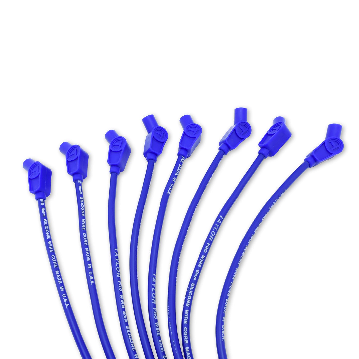 Taylor Cable 70652 8mm Pro TCW Ignition Wires univ 8 cyl 135 blue