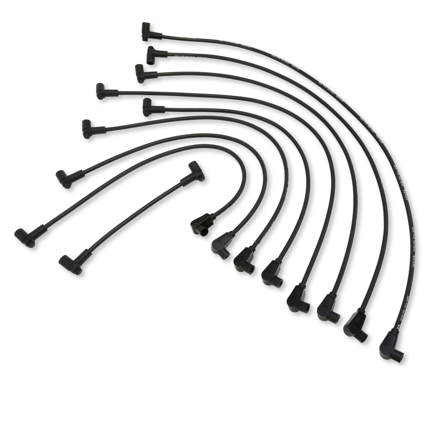 Taylor Cable 72034 8mm Spiro-Pro Custom Spark Plug Wires 8 cyl black