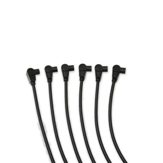 Taylor Cable 72096 8mm Spiro-Pro Custom Spark Plug Wires 6 cyl black