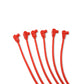 Taylor Cable 72237 8mm Spiro-Pro Custom Spark Plug Wires 6 cyl red