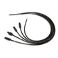 Taylor Cable 73035 8mm Spiro-Pro Ignition Wires univ 4cyl 180 black