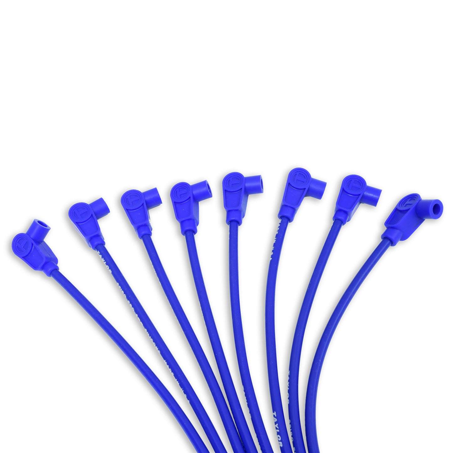 Taylor Cable 74601 8mm Spiro-Pro Custom Spark Plug Wires 8 cyl blue