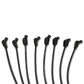 Taylor Cable 79017 10.4mm 409 Spiro Pro Race Fit Spark Plug Wires 135° Black