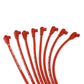 Taylor Cable 79202 10.4mm 409 Spiro Pro Race Fit Spark Plug Wires 90° Red