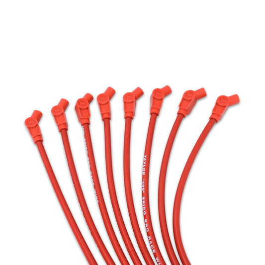 Taylor Cable 79233 10.4mm 409 Spiro Pro Race Fit Spark Plug Wires 135° Red