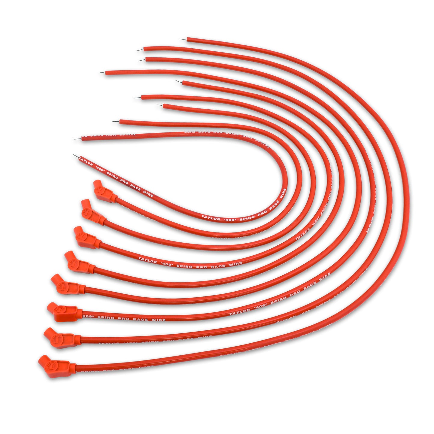 Taylor Cable 79253 10.4mm 409 Spiro-Pro Ignition Wires univ 8 cyl 135 red