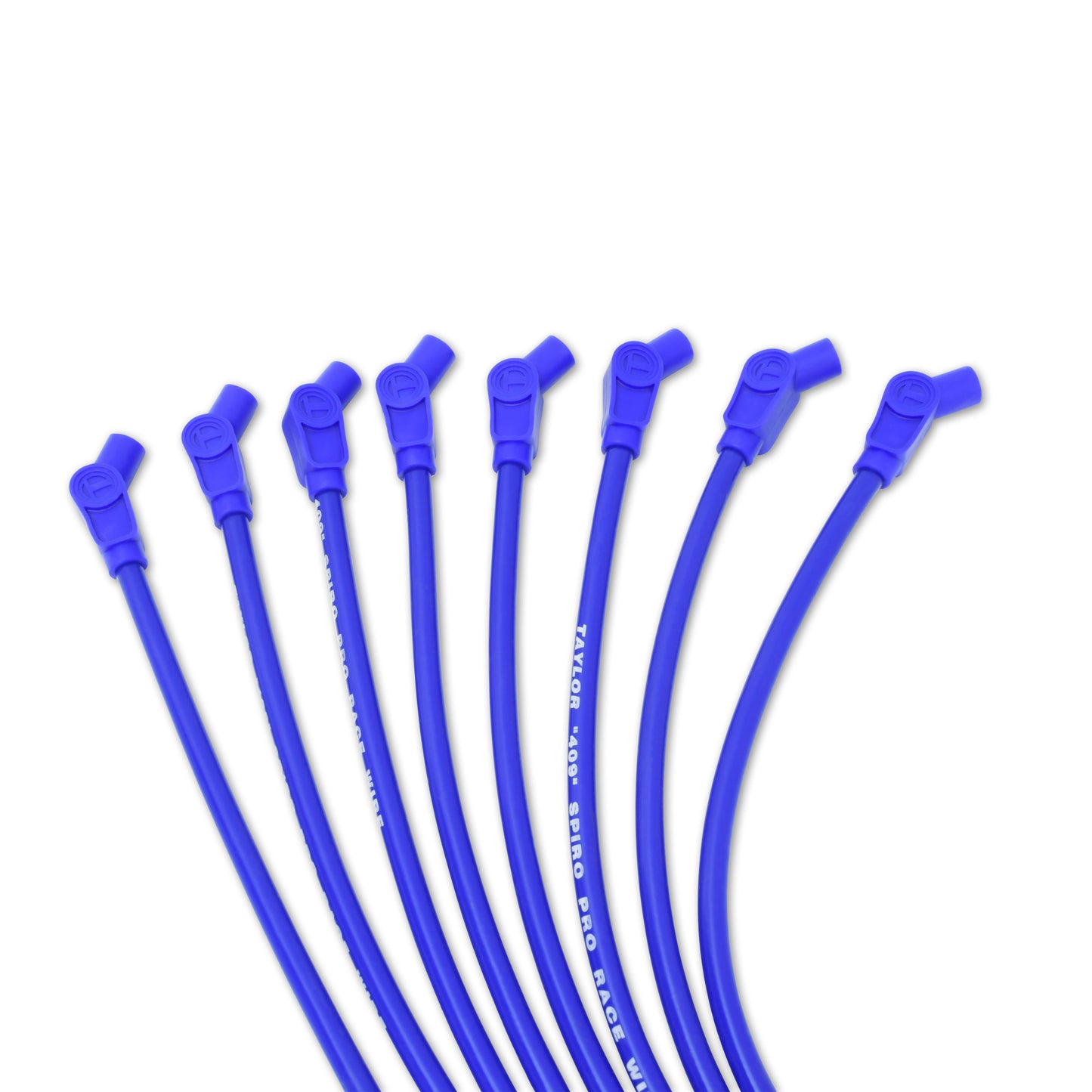 Taylor Cable 79653 10.4mm 409 Spiro-Pro Ignition Wires univ 8 cyl 135 blue