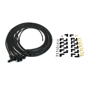 PerTronix 808290 Flame-Thrower Spark Plug Wires 8 cyl 8mm Universal 90 Degree Black
