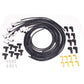 PerTronix 808290HT Flame-Thrower Spark Plug Wires 8 cyl 8mm Universal 90 Degree Ceramic Boot Black Wire