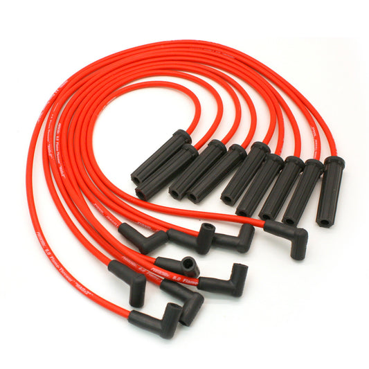 PerTronix 808418 Flame-Thrower Spark Plug Wires 8 cyl 8mm GM HEI Custom Fit Red