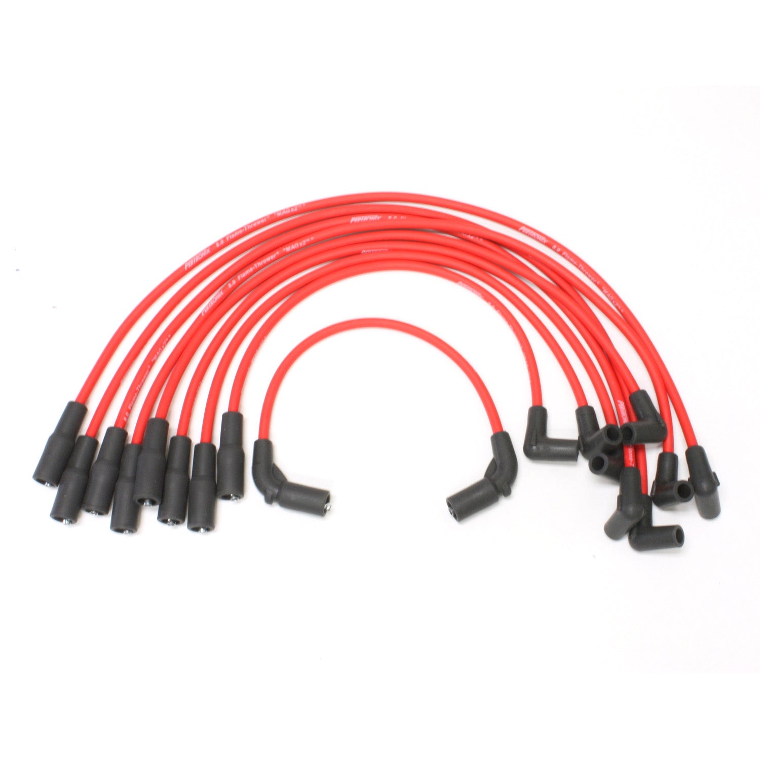 PerTronix 808424 Flame-Thrower Spark Plug Wires 8 cyl 8mm 1996-99 GM Truck 5.0/5.7L Red