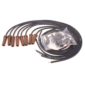 PerTronix 818280 Flame-Thrower Spark Plug Wires 8 cyl 8mm Universal LS 180 Degree Black