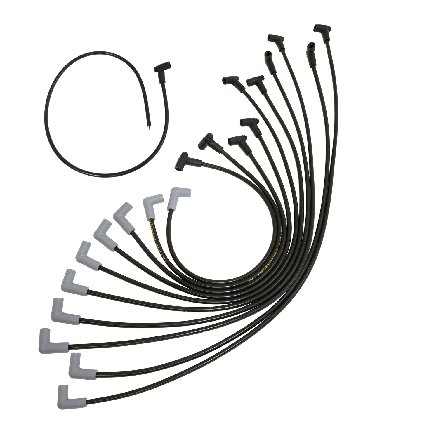 Taylor Cable 82045 8.2mm Thundervolt Custom Spark Plug Wires 10 cyl black