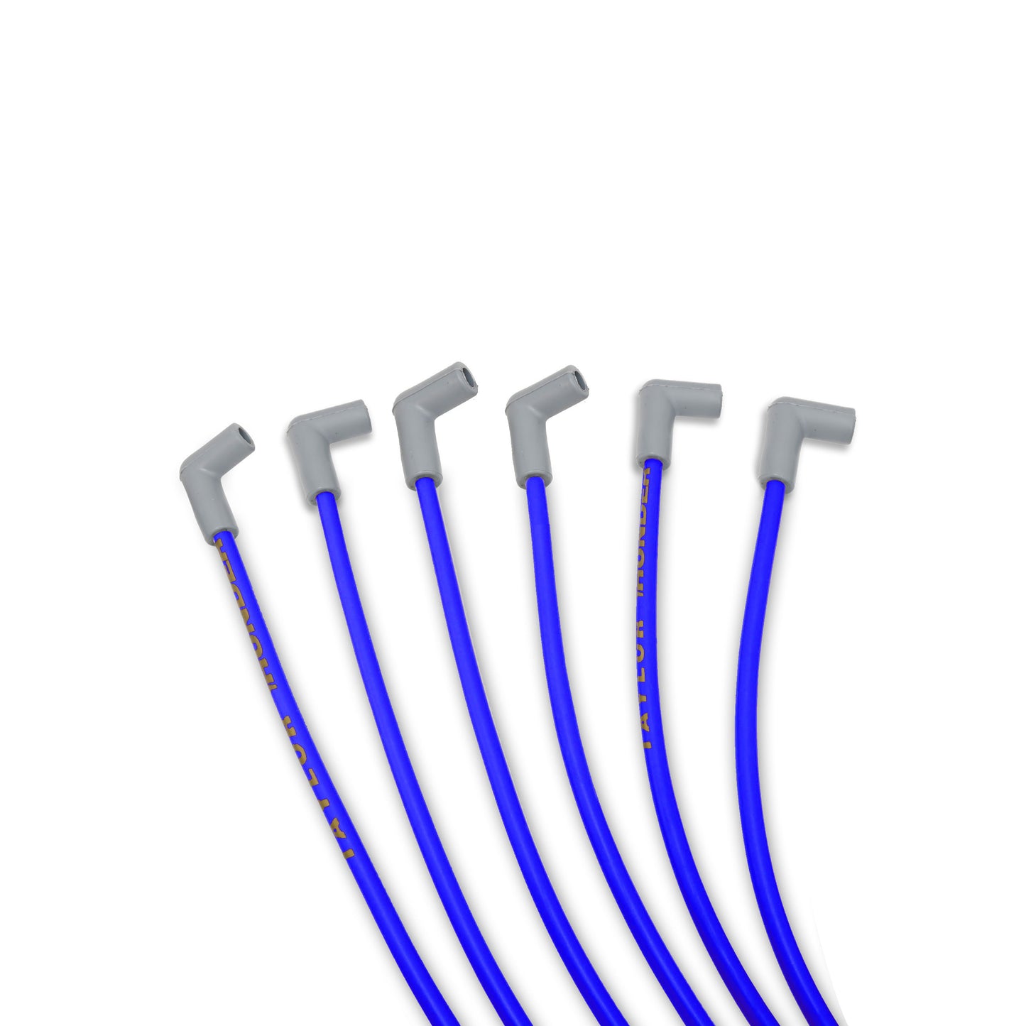Taylor Cable 82636 8.2mm Thundervolt Custom Spark Plug Wires 6 cyl blue