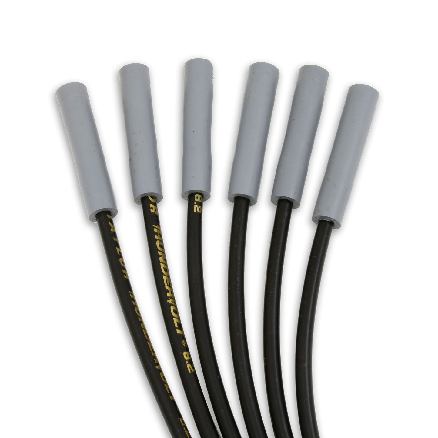 Taylor Cable 83045 8.2mm ThunderVolt Ignition Wires univ 6 cyl 180 black