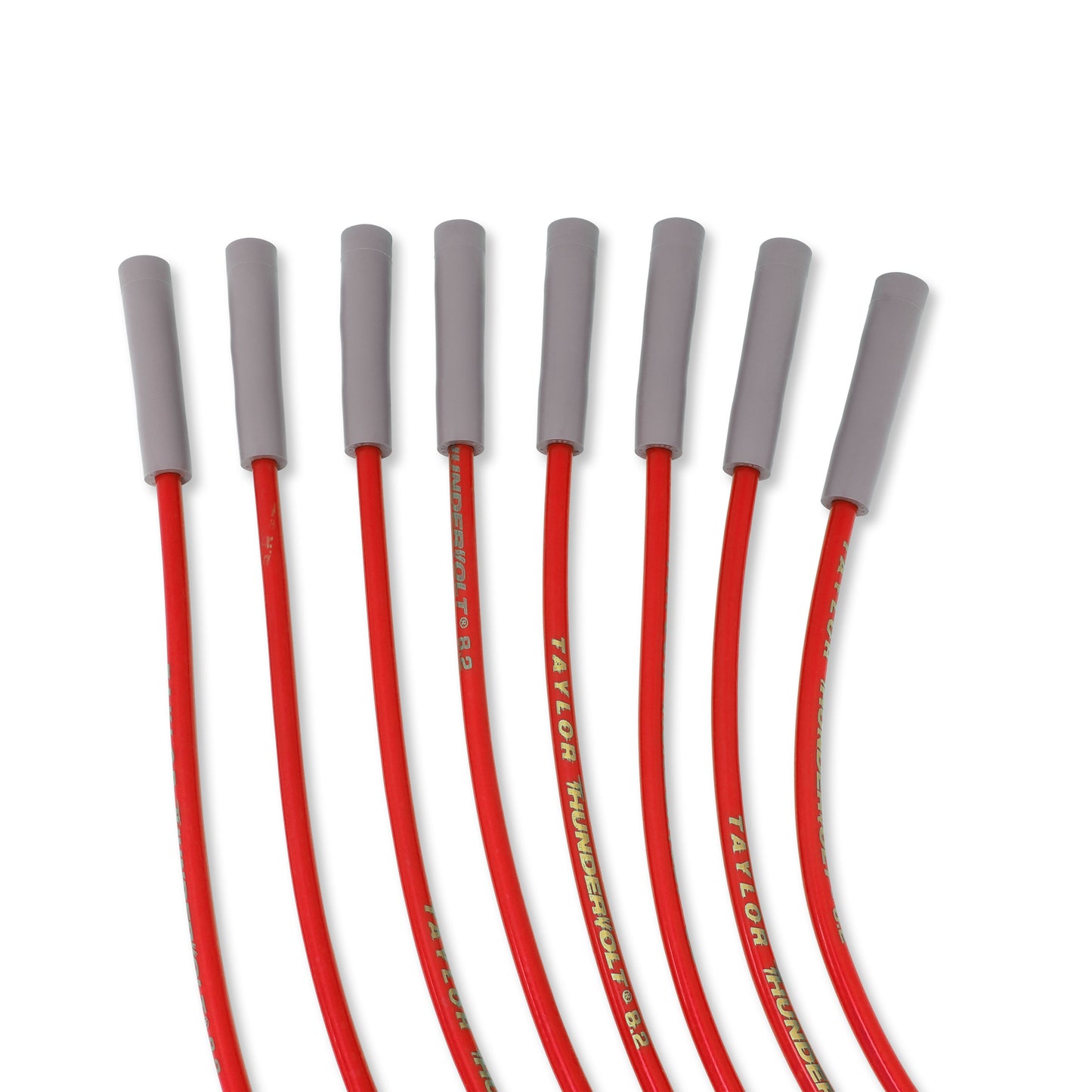 Taylor Cable 83255 8.2mm ThunderVolt Ignition Wires univ 8 cyl 180 red