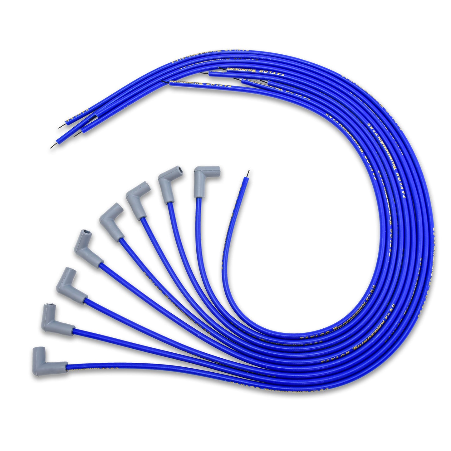 Taylor Cable 83651 8.2mm ThunderVolt Ignition Wires univ 8 cyl 90 blue