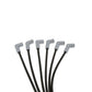 2007-11 Jeep Wrangler JK 3.8L V6 8.2mm Thundervolt Spark Plug Wire Set (Available in 3 Colors)