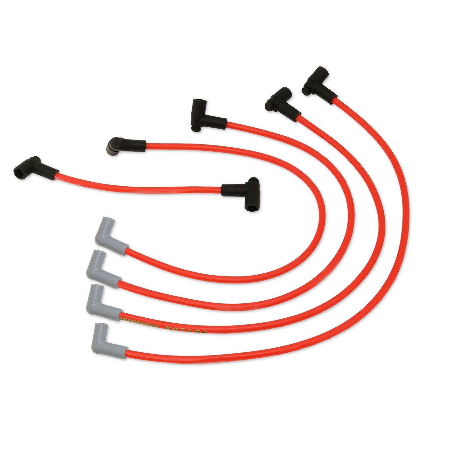 Taylor Cable 84287 8.2mm Thundervolt Custom Spark Plug Wires 4 cyl red