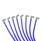Taylor Cable 84601 8.2mm Thundervolt Custom Spark Plug Wires 8 cyl blue