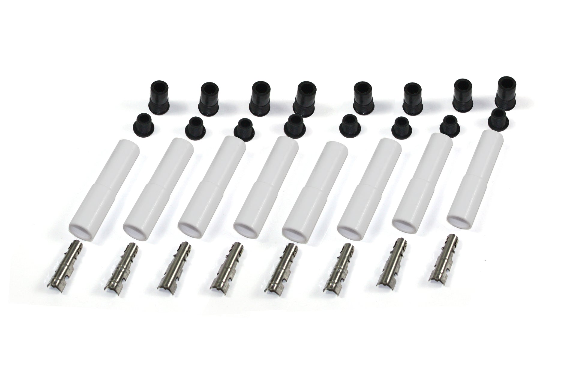 PerTronix 8502HT-8 White Ceramic Spark Plug Boot Straight Set of 8
