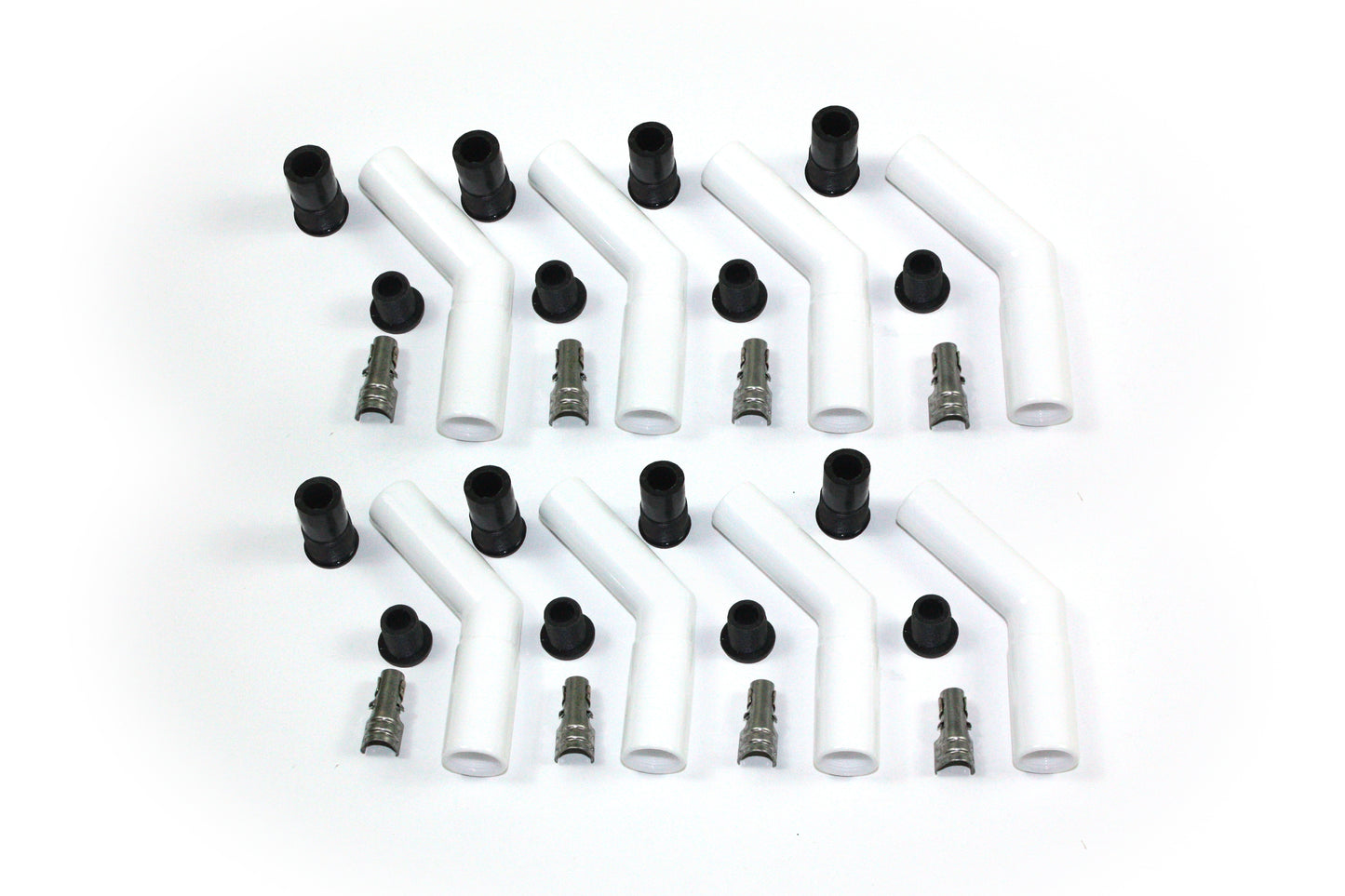 PerTronix 8503HT-8 White Ceramic Spark Plug 45 Degree Boot Set of 8